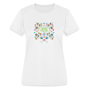 To Dust You Shall Return - Women's Moisture Wicking Performance T-Shirt - white