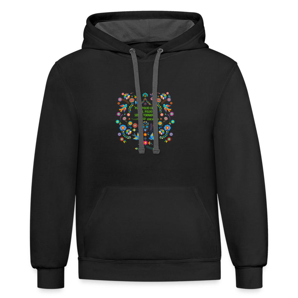 Al Polvo Serás Tornado - Contrast Hoodie - black/asphalt