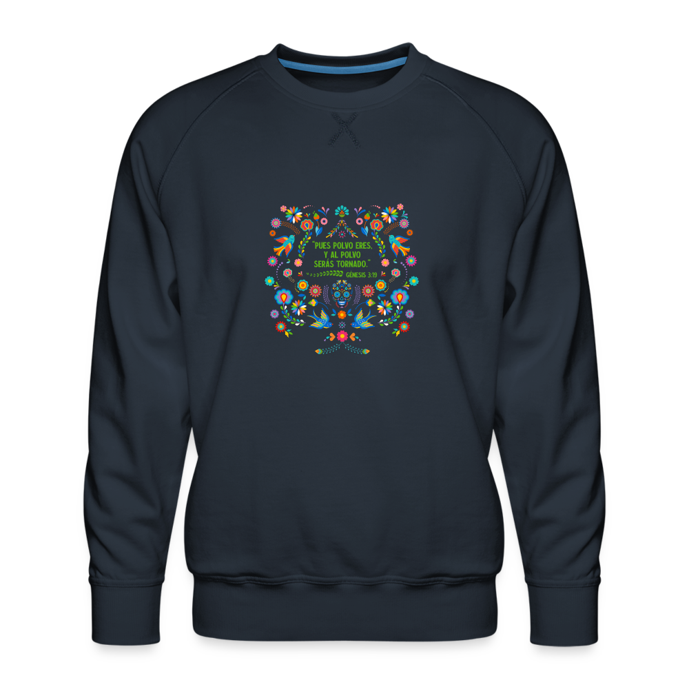 Al Polvo Serás Tornado - Men’s Premium Sweatshirt - navy