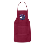 Warrior (Female) - Adjustable Apron - burgundy