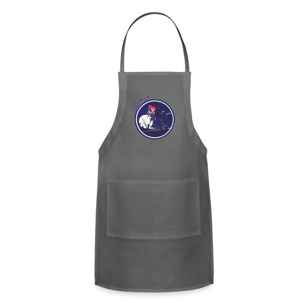 Warrior (Female) - Adjustable Apron - charcoal