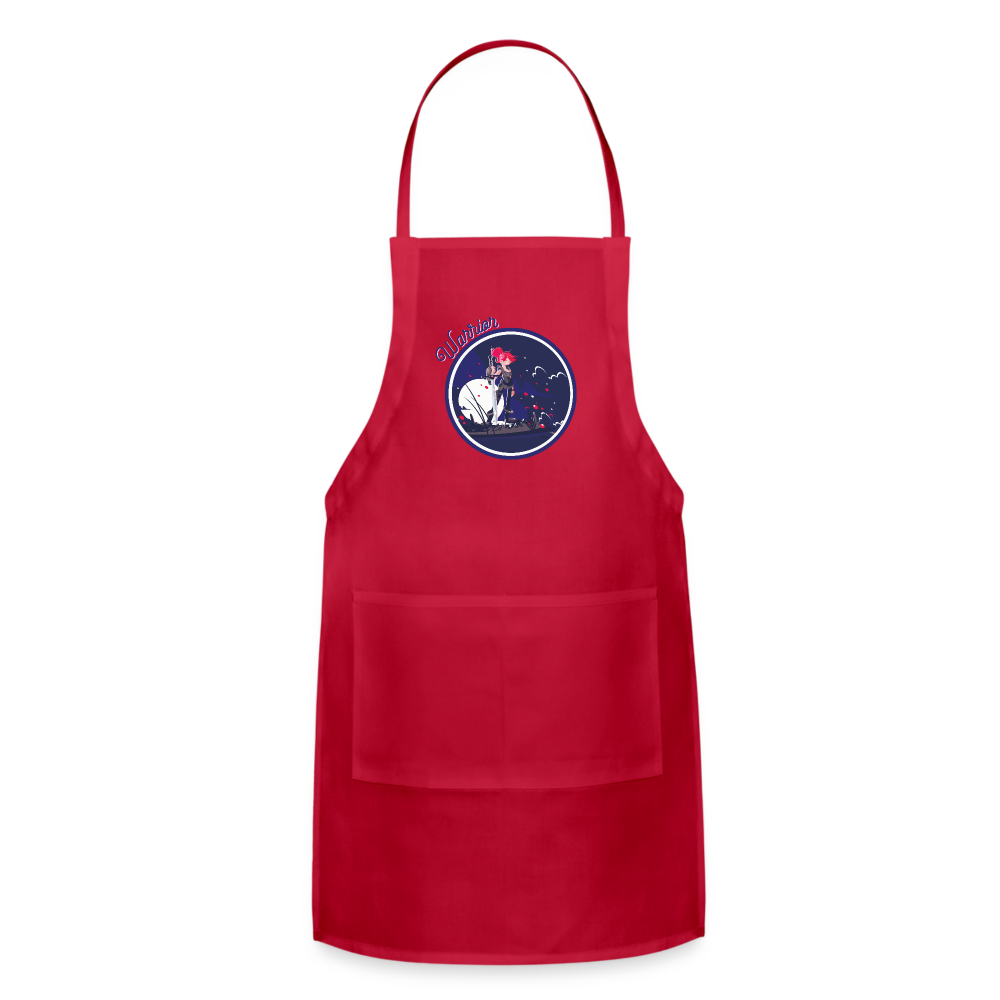Warrior (Female) - Adjustable Apron - red
