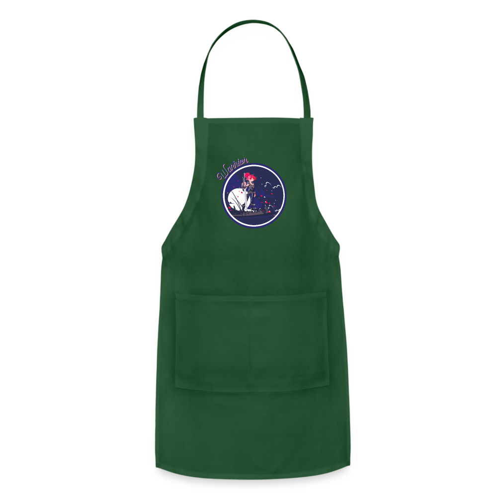 Warrior (Female) - Adjustable Apron - forest green