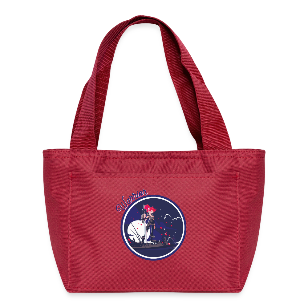 Warrior (Female) - Lunch Bag - red