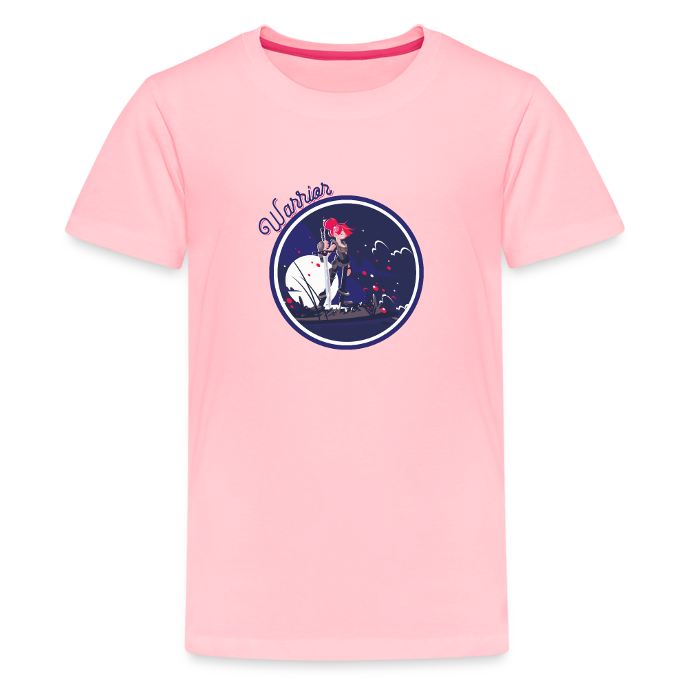 Warrior (Female) - Kids' Premium T-Shirt - pink