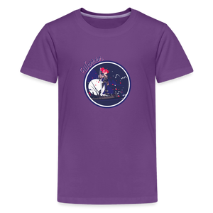 Warrior (Female) - Kids' Premium T-Shirt - purple