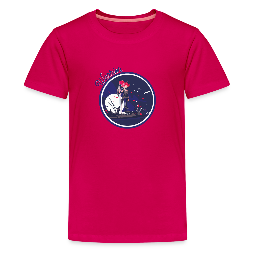 Warrior (Female) - Kids' Premium T-Shirt - dark pink