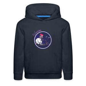 Warrior (Female) - Kids‘ Premium Hoodie - navy