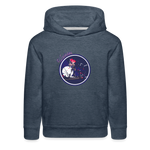 Warrior (Female) - Kids‘ Premium Hoodie - heather denim