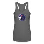 Warrior (Female) - Women’s Performance Racerback Tank Top - charcoal