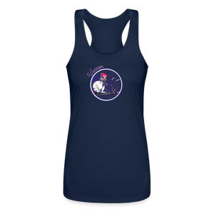 Warrior (Female) - Women’s Performance Racerback Tank Top - navy