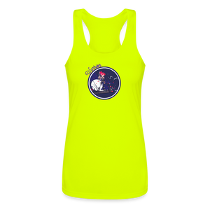 Warrior (Female) - Women’s Performance Racerback Tank Top - neon yellow