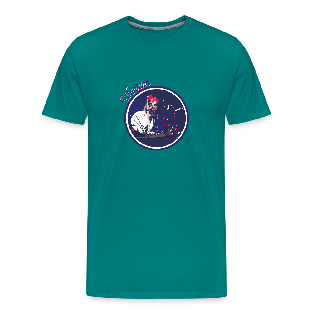 Warrior (Female) - Unisex Premium T-Shirt - teal