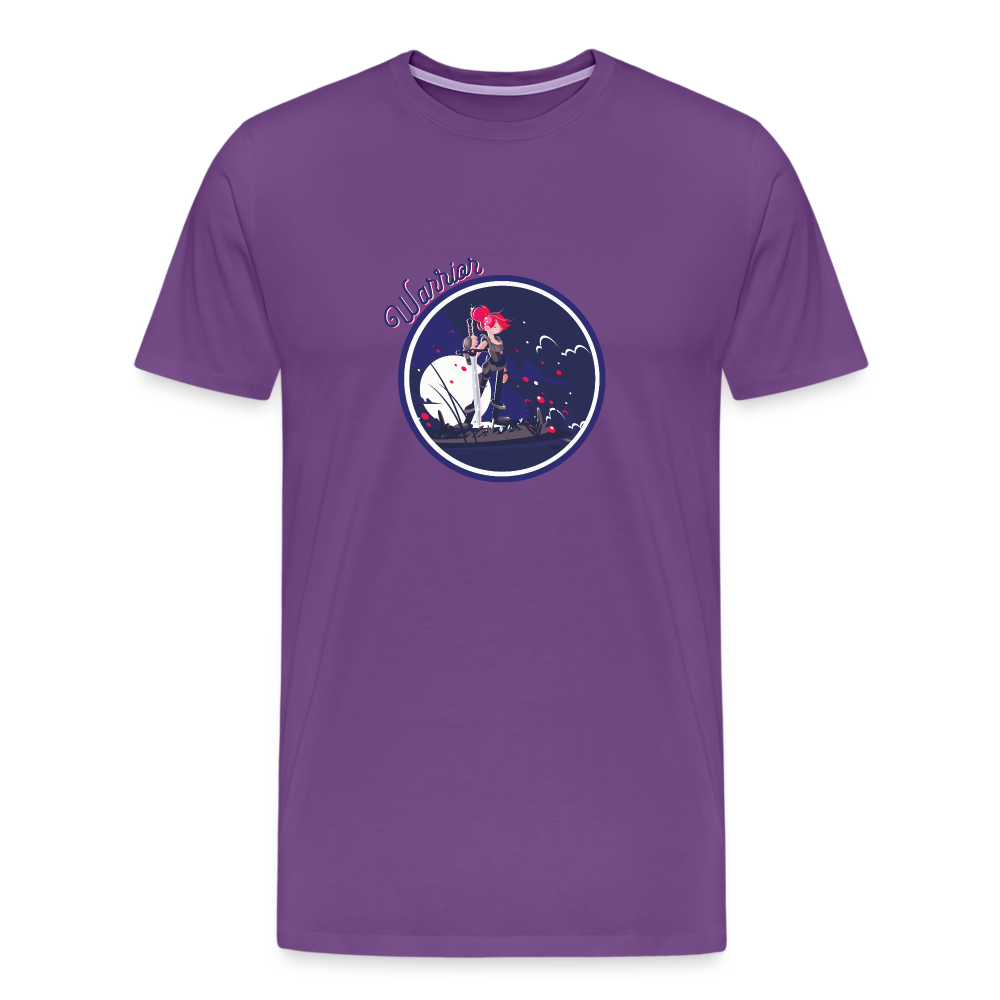 Warrior (Female) - Unisex Premium T-Shirt - purple