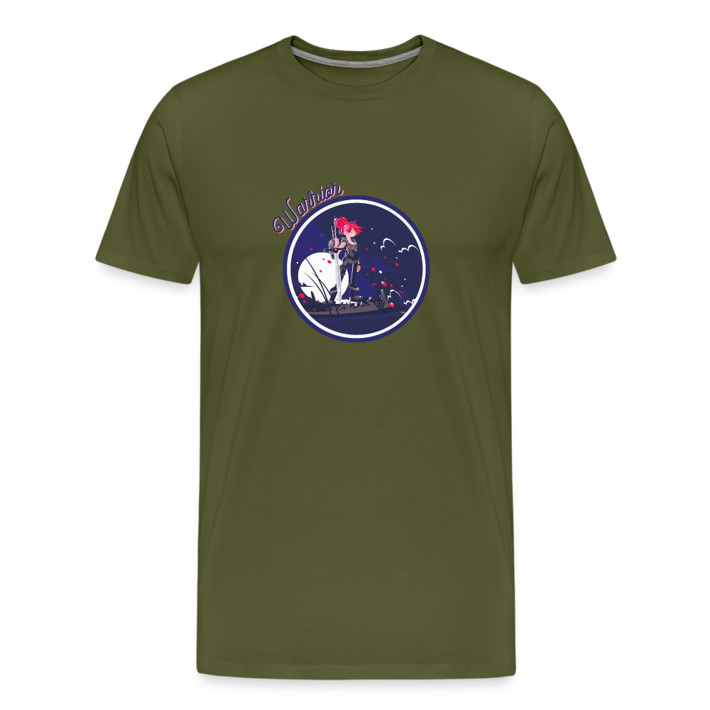 Warrior (Female) - Unisex Premium T-Shirt - olive green