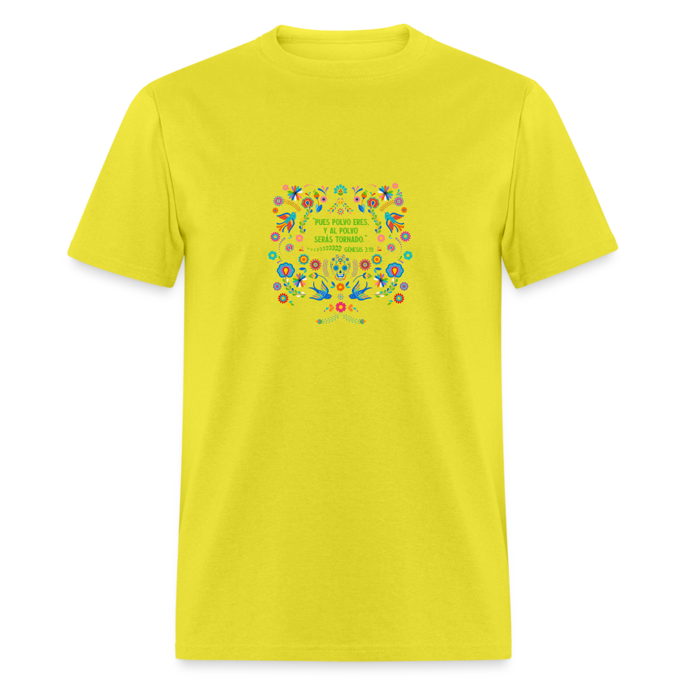 Al Polvo Serás Tornado - Unisex Classic T-Shirt - yellow