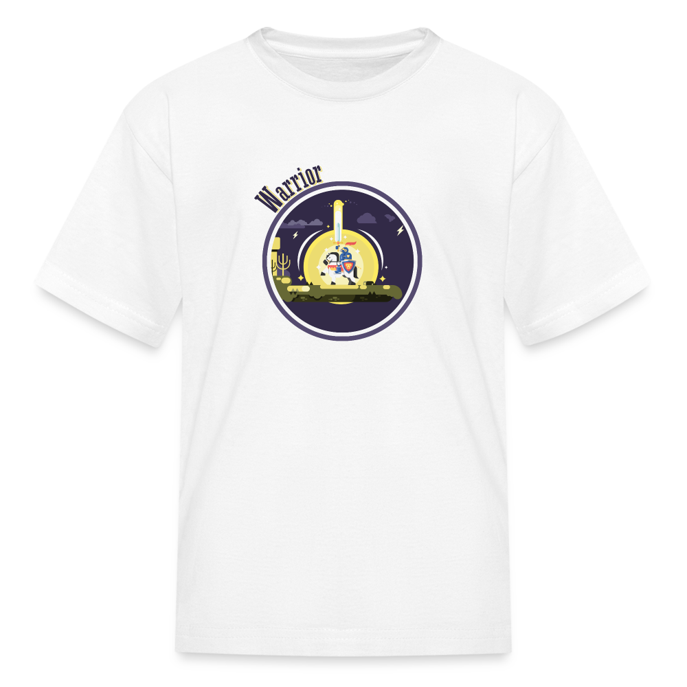 Warrior (Male) - Kids' T-Shirt - white