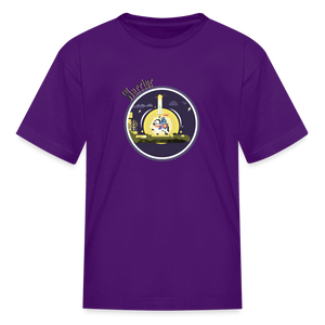 Warrior (Male) - Kids' T-Shirt - purple