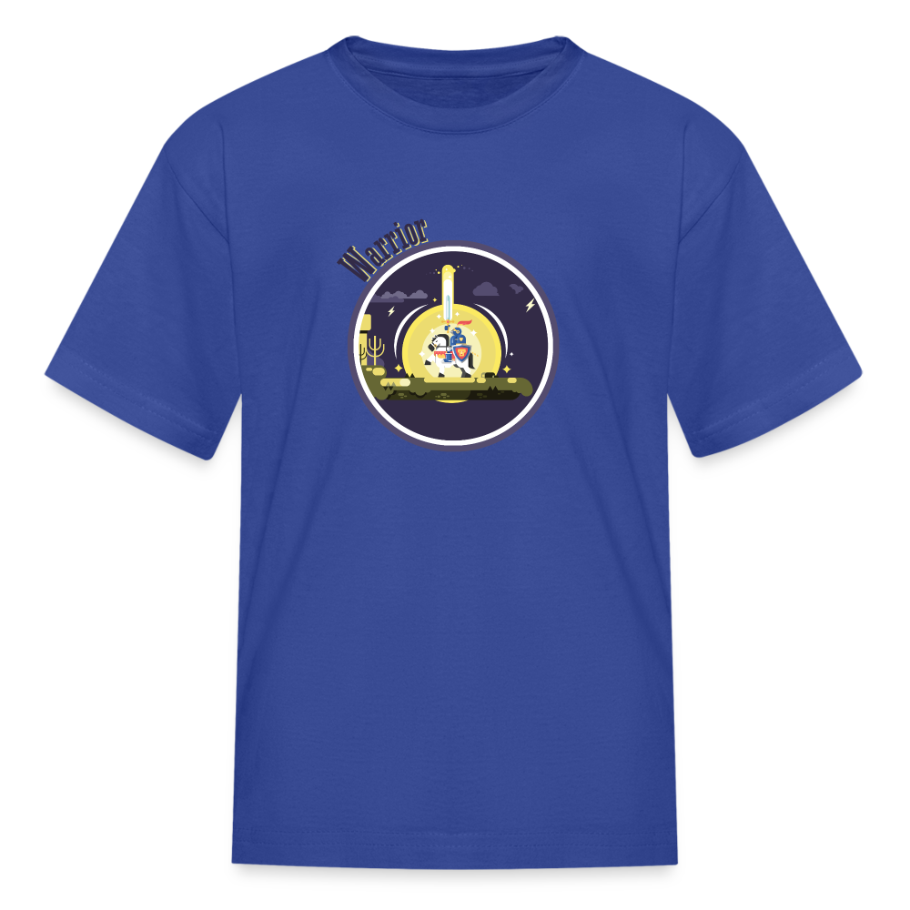 Warrior (Male) - Kids' T-Shirt - royal blue