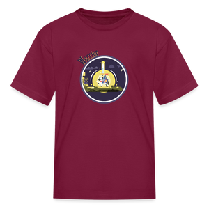 Warrior (Male) - Kids' T-Shirt - burgundy