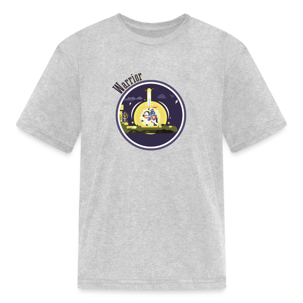 Warrior (Male) - Kids' T-Shirt - heather gray