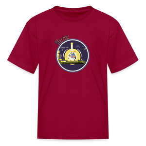 Warrior (Male) - Kids' T-Shirt - dark red