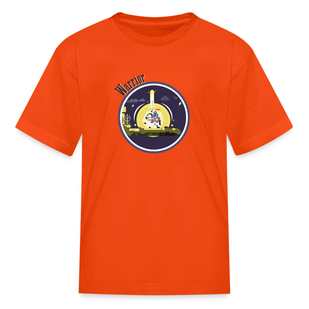 Warrior (Male) - Kids' T-Shirt - orange