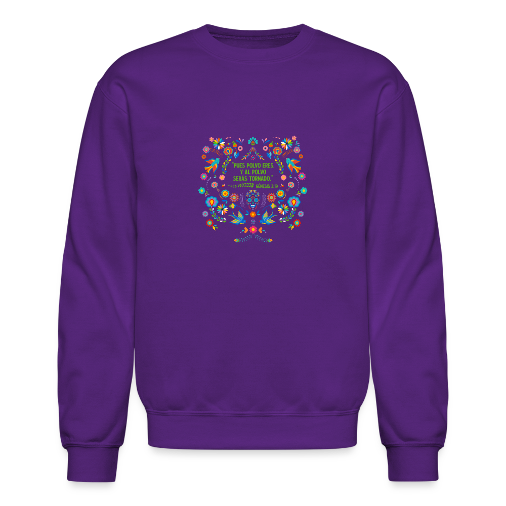 Al Polvo Serás Tornado - Crewneck Sweatshirt - purple