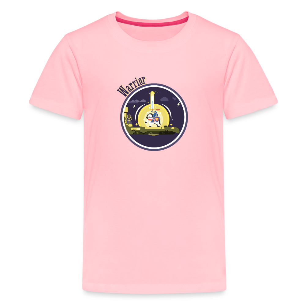 Warrior (Male) - Kids' Premium T-Shirt - pink