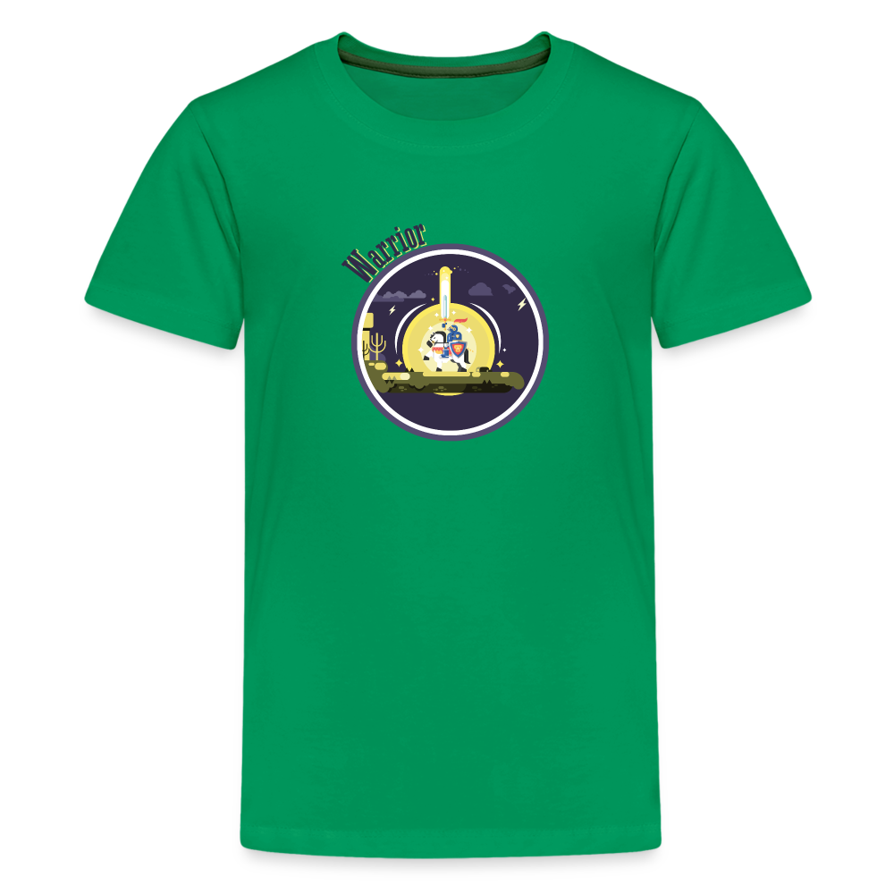 Warrior (Male) - Kids' Premium T-Shirt - kelly green