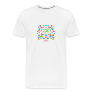 Al Polvo Serás Tornado - Men’s Premium Organic T-Shirt - white