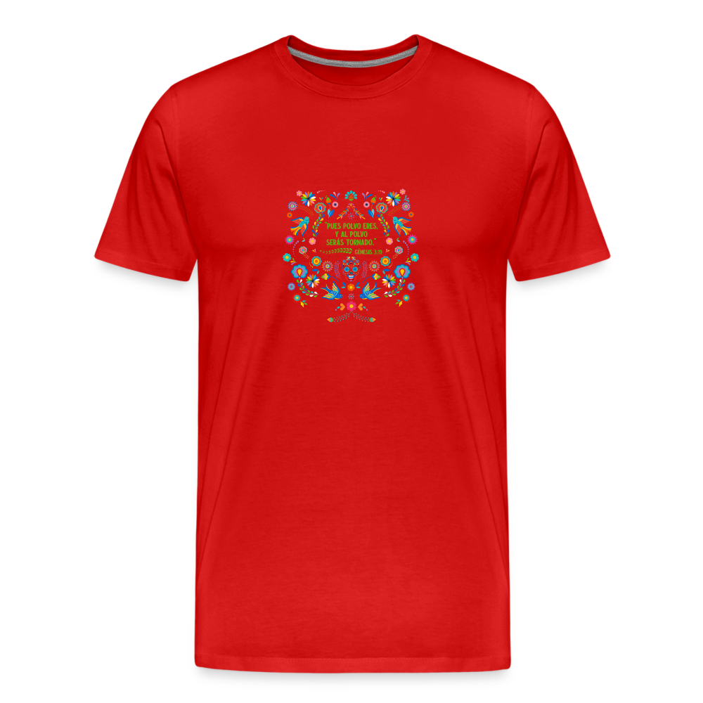 Al Polvo Serás Tornado - Men’s Premium Organic T-Shirt - red