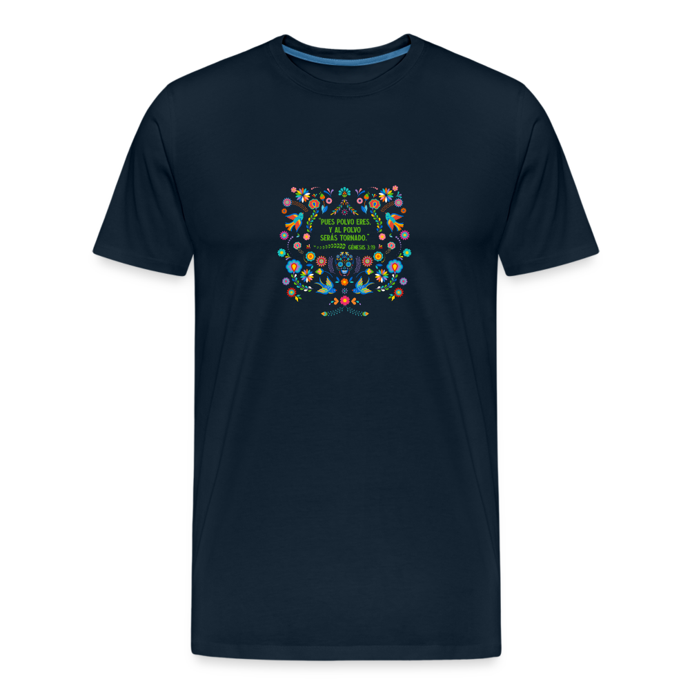 Al Polvo Serás Tornado - Men’s Premium Organic T-Shirt - deep navy