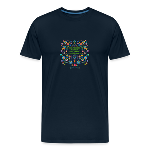 Al Polvo Serás Tornado - Men’s Premium Organic T-Shirt - deep navy