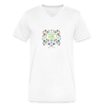 Al Polvo Serás Tornado - Men's V-Neck T-Shirt - white