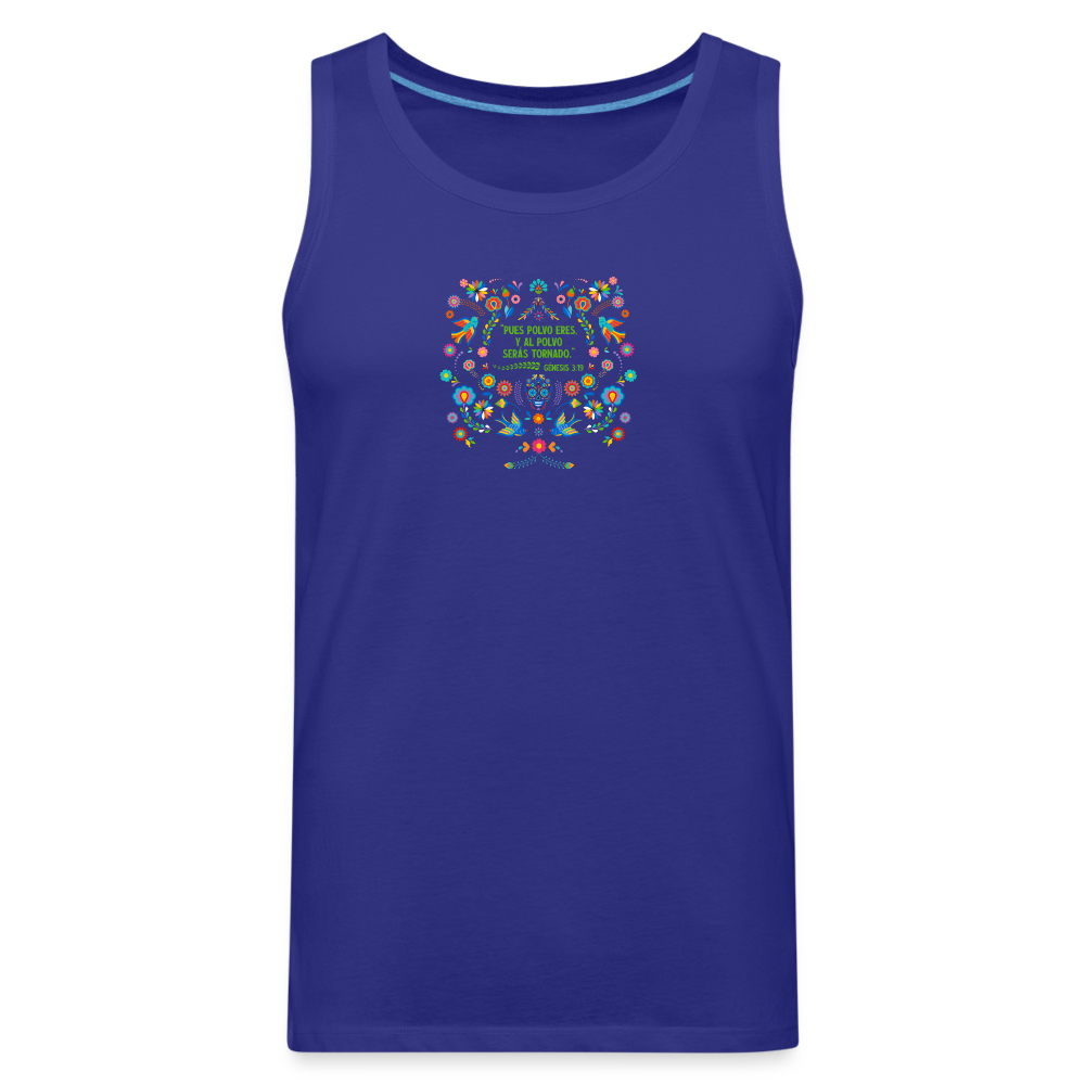 Al Polvo Serás Tornado - Men’s Premium Tank - royal blue