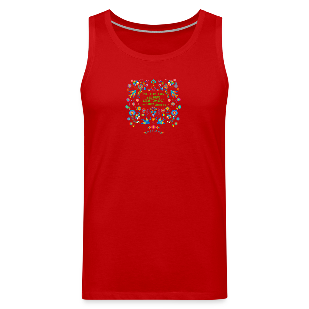 Al Polvo Serás Tornado - Men’s Premium Tank - red