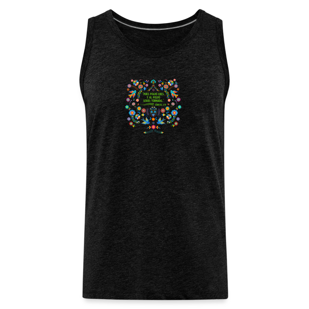 Al Polvo Serás Tornado - Men’s Premium Tank - charcoal grey