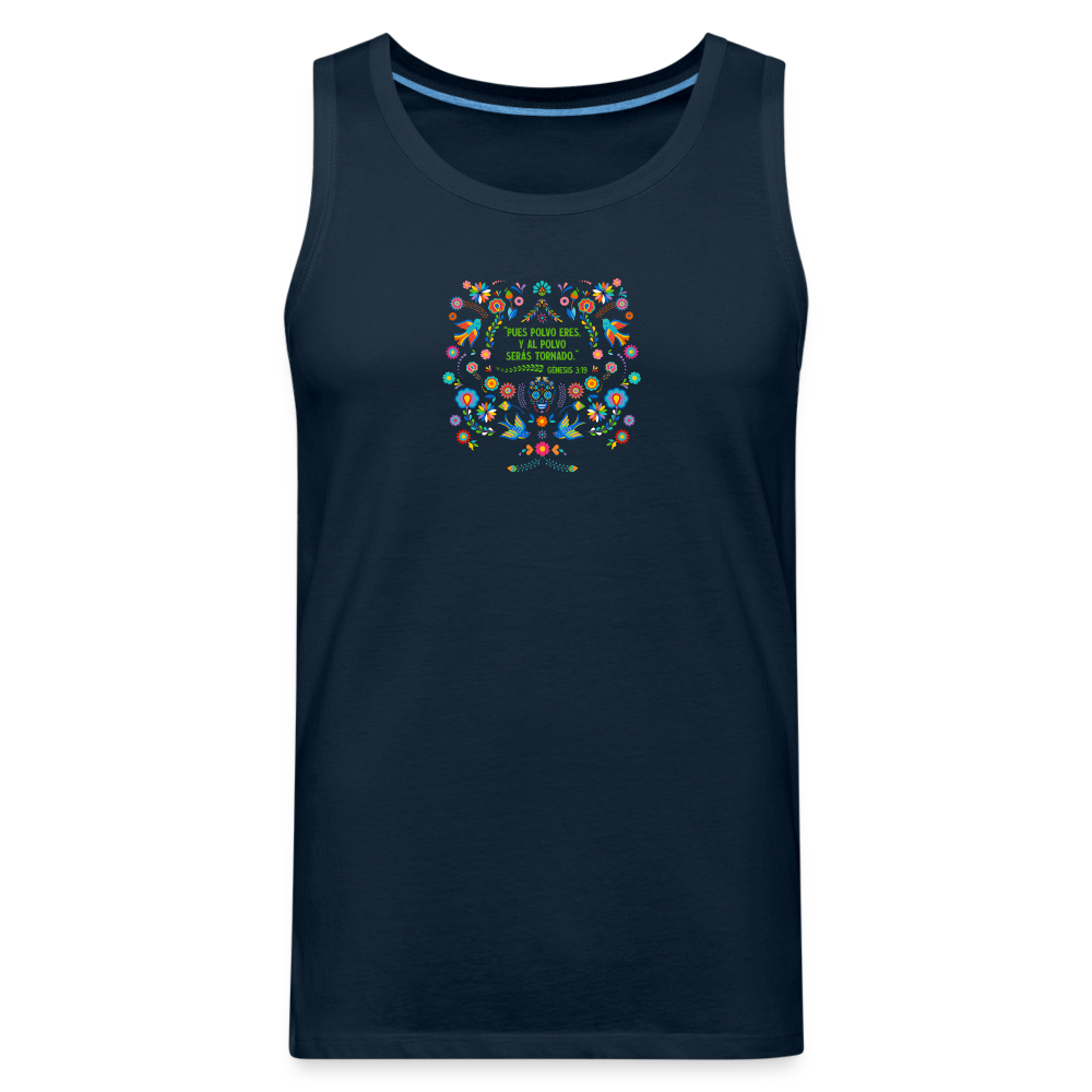 Al Polvo Serás Tornado - Men’s Premium Tank - deep navy