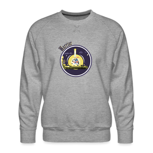 Warrior (Male) - Men’s Premium Sweatshirt - heather grey