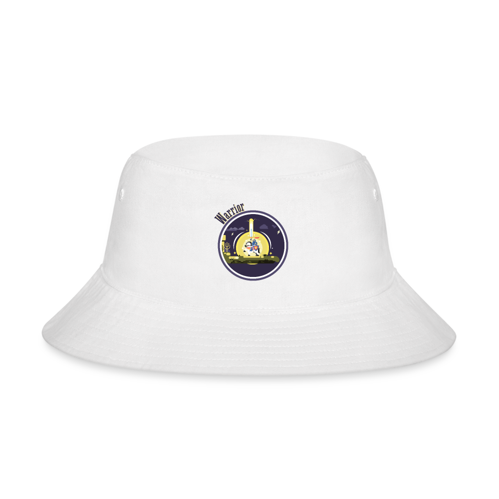 Warrior (Male) - Bucket Hat - white