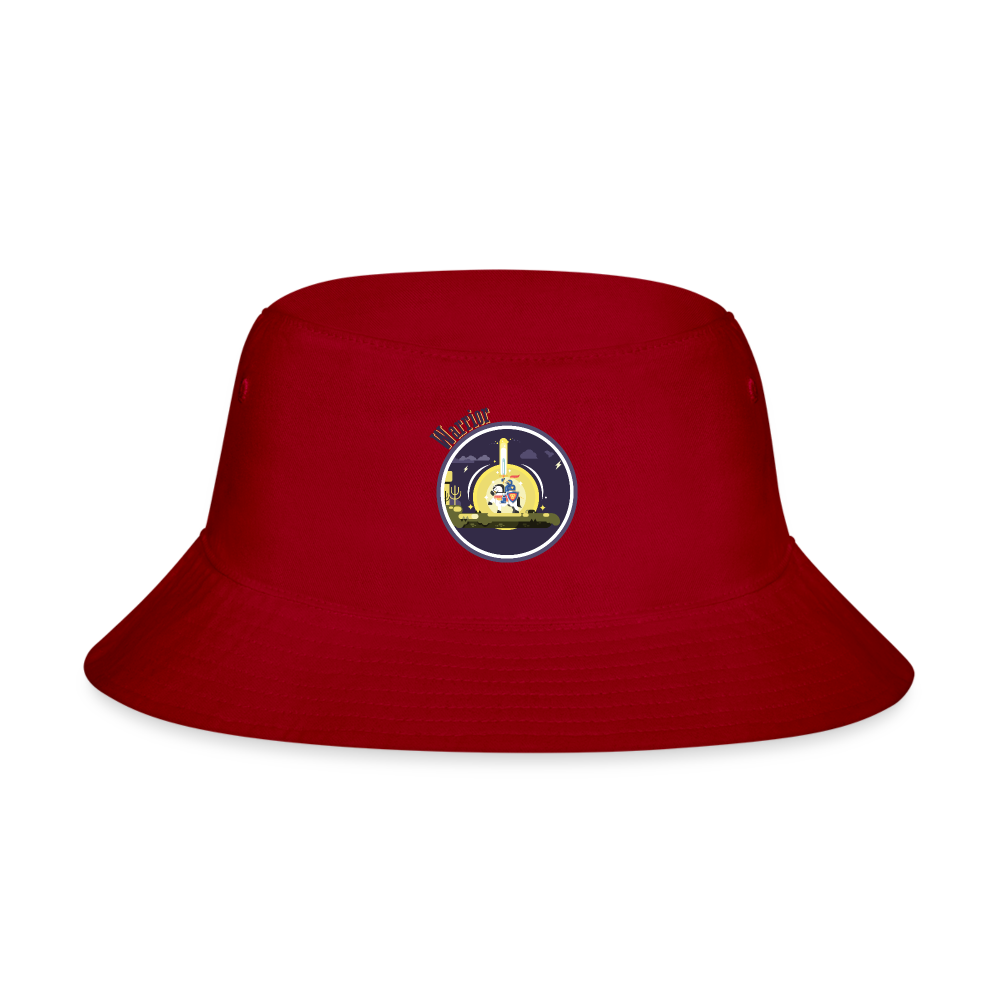 Warrior (Male) - Bucket Hat - red