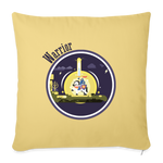 Warrior (Male) - Throw Pillow Cover - washed yellow