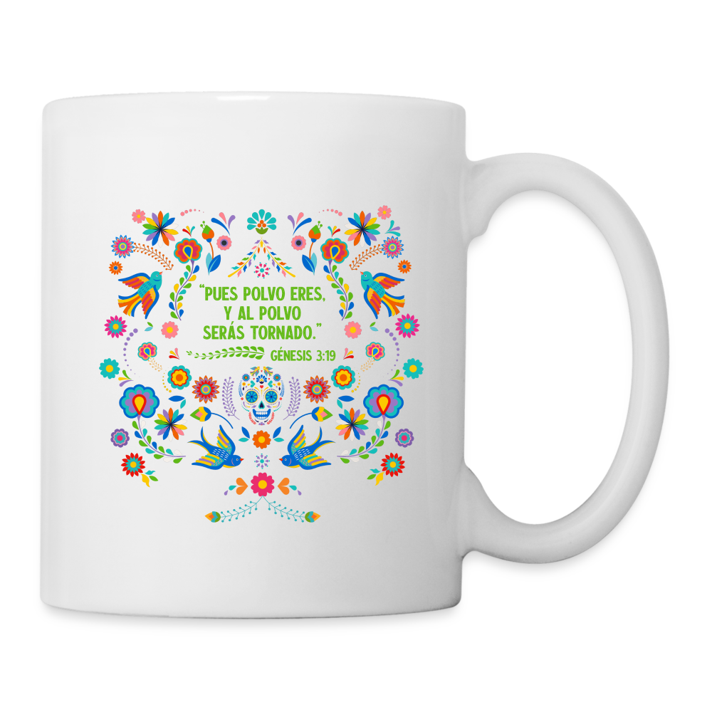 Al Polvo Serás Tornado - White Coffee/Tea Mug - white