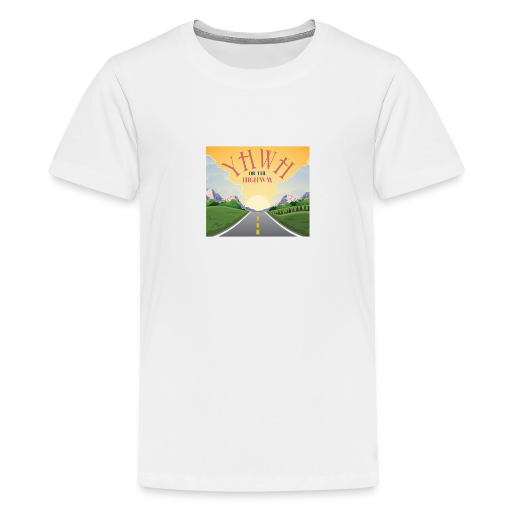 YHWH or the Highway - Kids' Premium T-Shirt - white