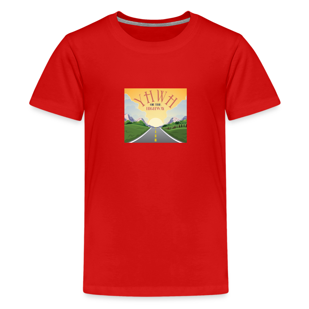 YHWH or the Highway - Kids' Premium T-Shirt - red