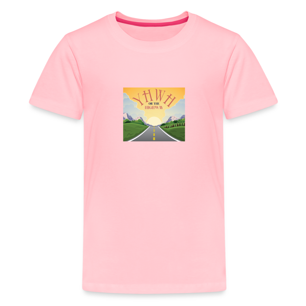 YHWH or the Highway - Kids' Premium T-Shirt - pink