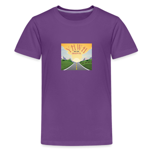 YHWH or the Highway - Kids' Premium T-Shirt - purple