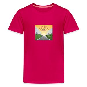 YHWH or the Highway - Kids' Premium T-Shirt - dark pink