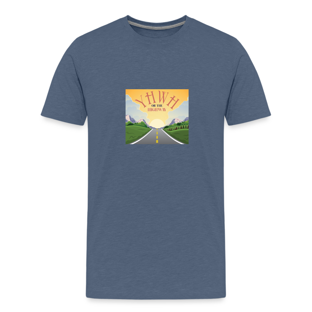 YHWH or the Highway - Kids' Premium T-Shirt - heather blue